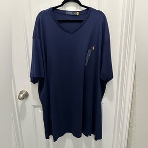 Men’s V-neck polo shirt 4XB